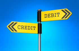 debit or credit