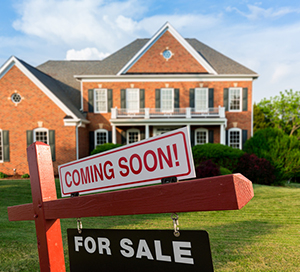 buyer's market - image of for sale sign in front of house