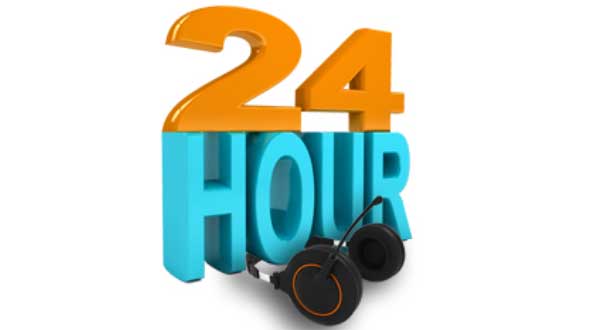 24 hour call center logo