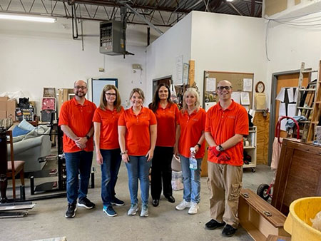 Diamond Credit Union's mortgage team helped the Habitat ReStore store in Berks County.