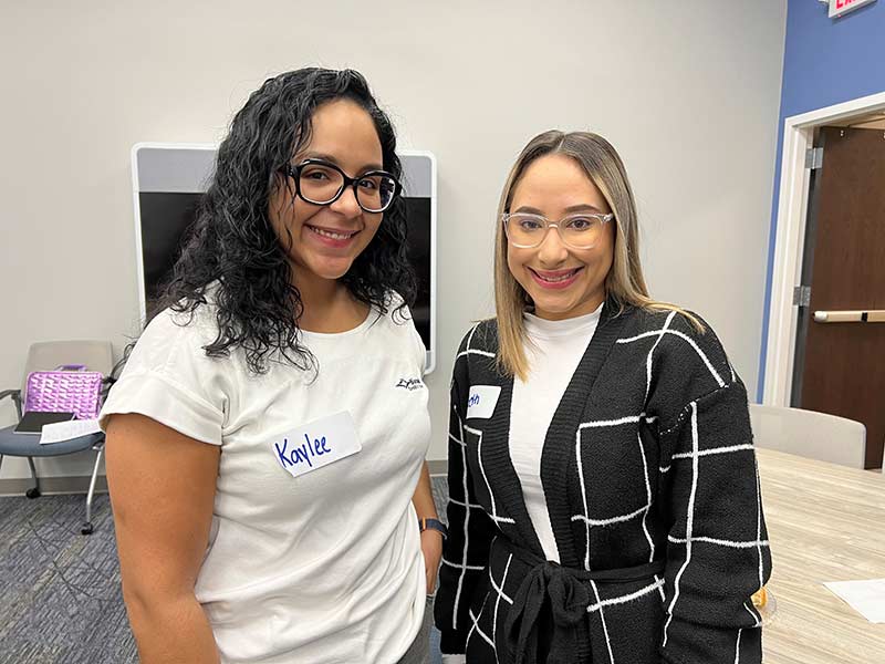 Kaylee and Lizbeth participate in United Way's Blueprint for Leadership Program.