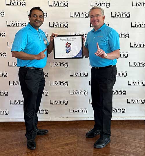 Diamond Credit Union wins People's Choice award.
