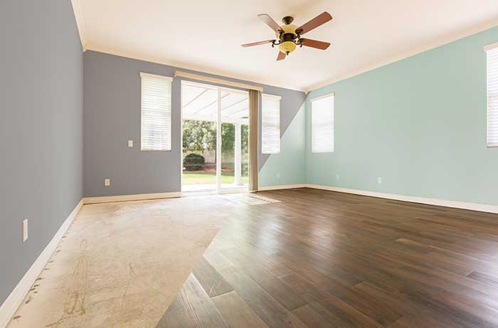 Before and after photo of how home equity can improve your house.