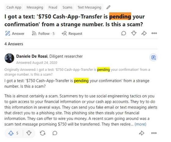 Social Media Free Giveaway Scams Come With Hefty Costs This image shows a giveaway scam question that someone submitted.