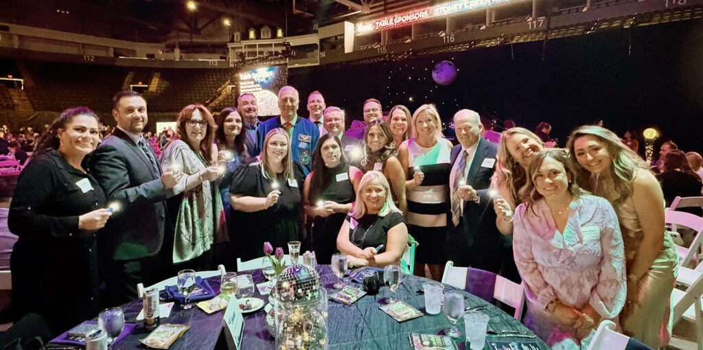 Diamond Credit Union employees and board members pictured at the Greater Reading Chamber Alliance's Award Dinner on May 13 at Santander Arena in Reading, Pa.